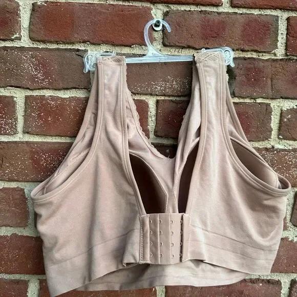 Breezies Plus Size Comfort Breeze Bra 3X Wirefree NEW - Picture 4 of 6